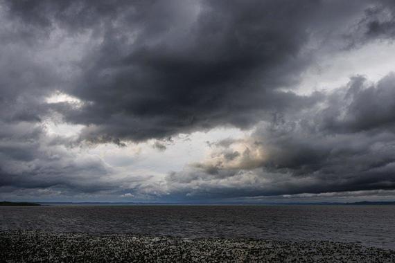 Unwetter über dem See   Foto: Andreas Hartl