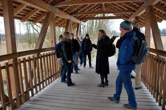 Auf der Greamanderl Brücke   Foto: Helmholtz Zentrum für Umweltforschung