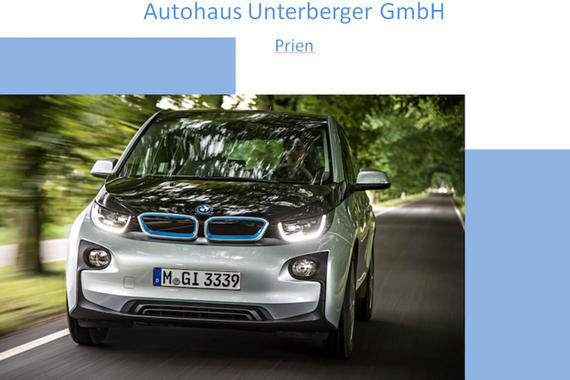 Eine Wochend-Probefahrt mit dem BMW i3 - Autohaus Unterberger GmbH, Prien