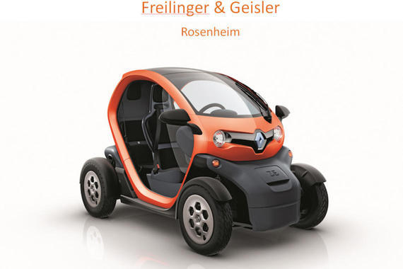 Eine Wochend-Probefahrt mit dem Renault Twizy - Freilinger & Geisler, Rosenheim